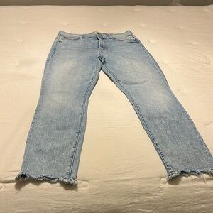 MOTHER Light Wash Ankle Jeans
